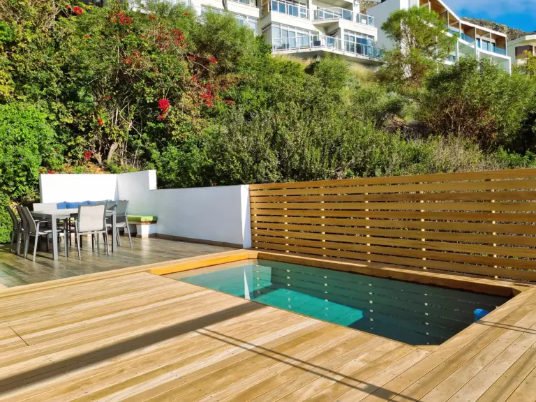 Private Pool and Entertainment Deck at 75 on Protea