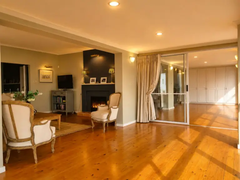 amazing view villa gordons bay 09 open plan living with private bedroom 1 768x576