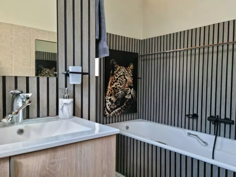 the loft gordons bay 21 bathroom with bath and shower 768x576